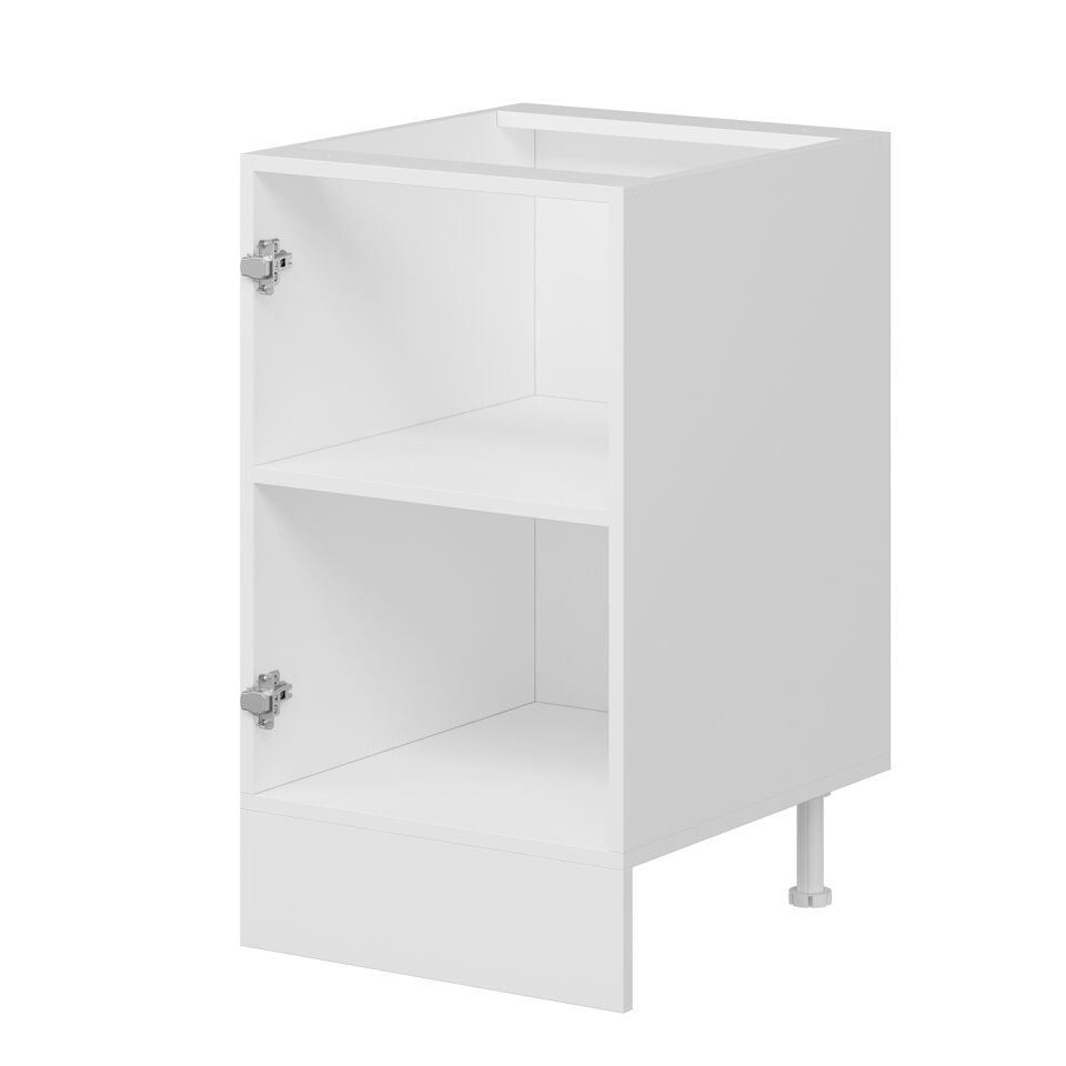 Alvinka Mutfak Modül Mbr_A Alt 1K1R 50Cm Dolap Beyaz Kumtaşı