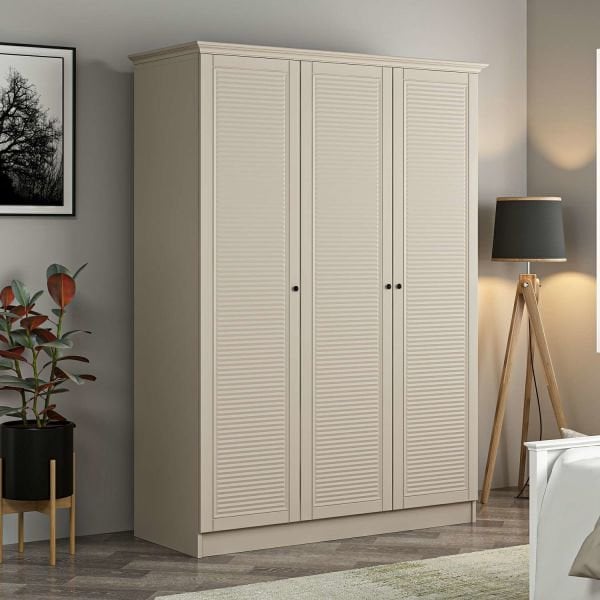 Kale 3 Kapaklı 2Ç Taçlı Dolap Kumtaşı Mebran Panjur Kumtaşı