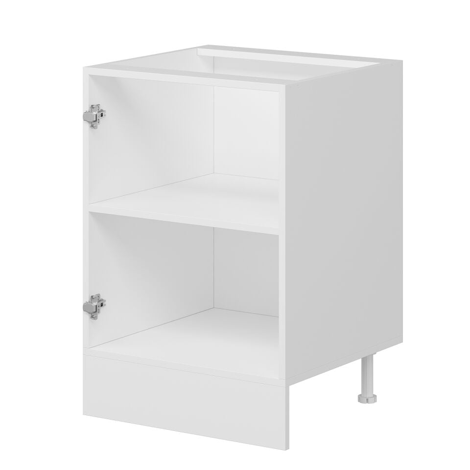 Alvinka Mutfak Modül Mbr_A Alt 1K1R 60Cm Dolap Beyaz Kumtaşı