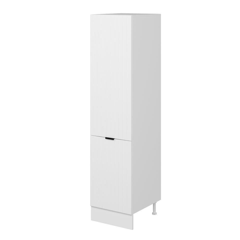 Alvinka Mutfak Modül Mbr_B 50-H210Cm Boy Dolabı Beyaz Beyaz Mdf