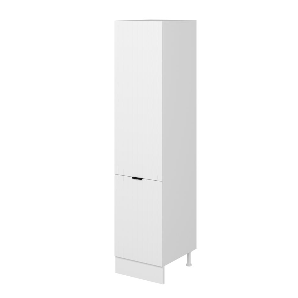 Alvinka Mutfak Modül Mbr_B 50-H222Cm Boy Dolabı Beyaz Beyaz Mdf