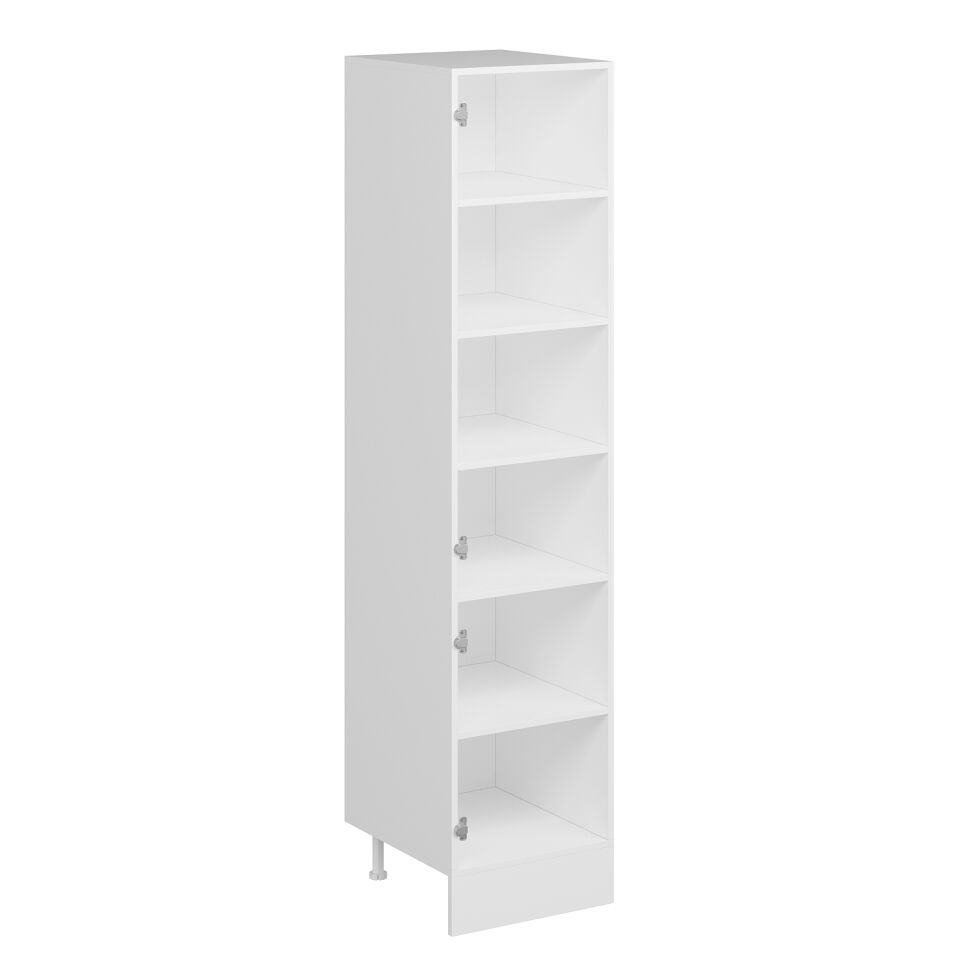 Alvinka Mutfak Modül Mbr_B 50-H222Cm Boy Dolabı Beyaz Beyaz Mdf