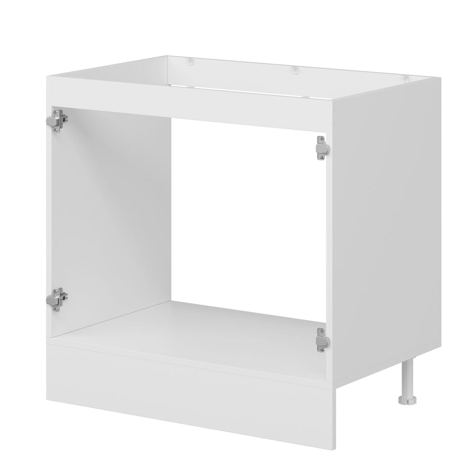 Alvinka Mutfak Modül Mbr_A Alt 2K 90Cm Evye Dolap Beyaz Kumtaşı