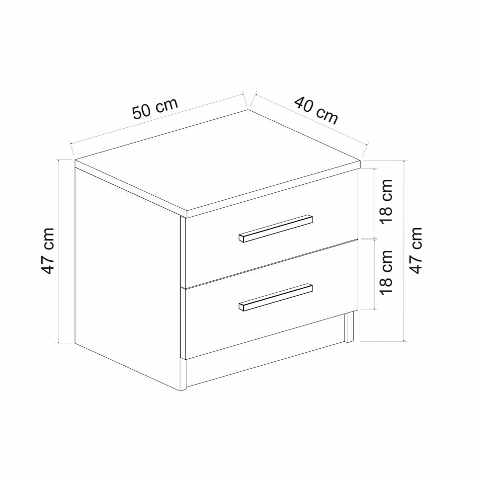 Minar Kale Komodin Beyaz