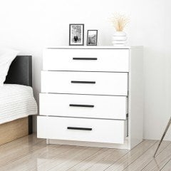 Minar Kale Şifonyer Beyaz