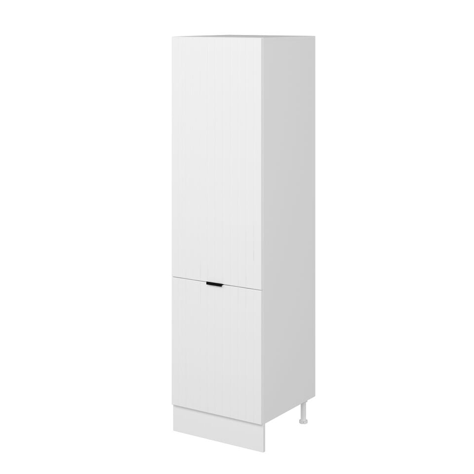 Alvinka Mutfak Modül Mbr_B 60-H222Cm Boy Dolabı Beyaz Beyaz Mdf