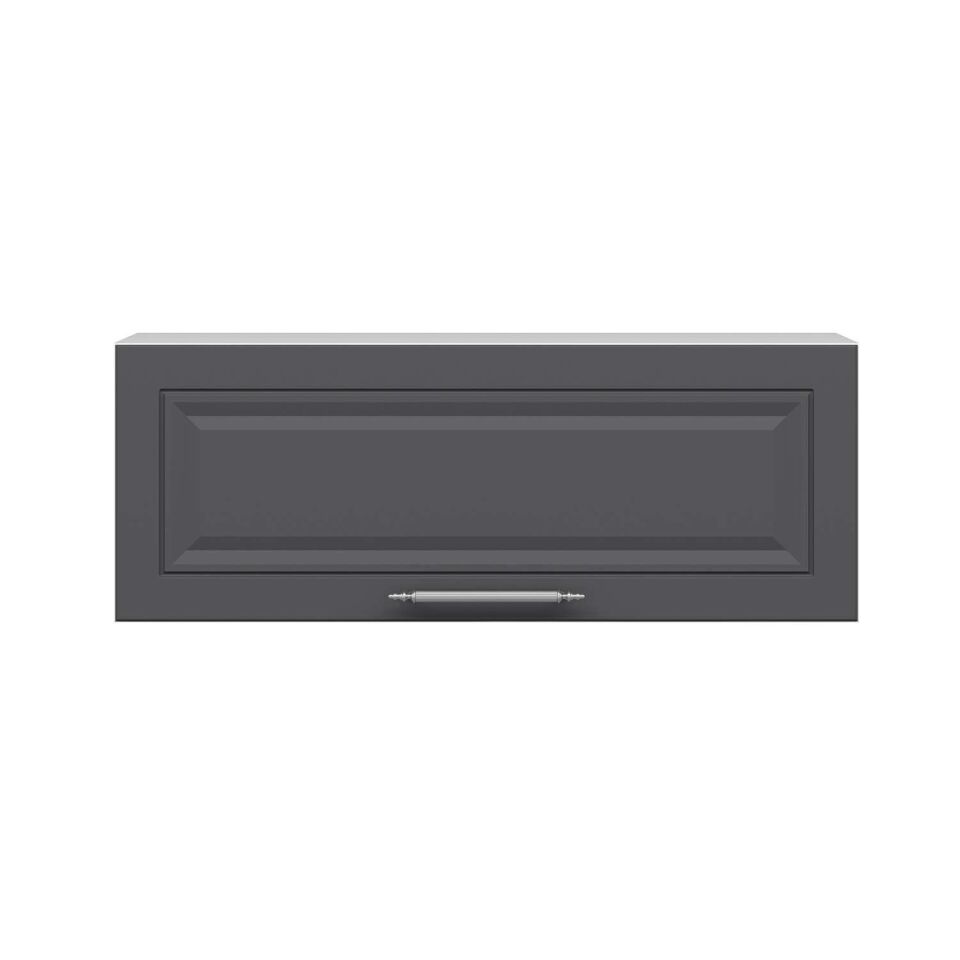 Alvinka Mutfak Modül Mbr_C Üst 1Yk 80-H30Cm Yuk Dolap Beyaz Antrasit Mdf