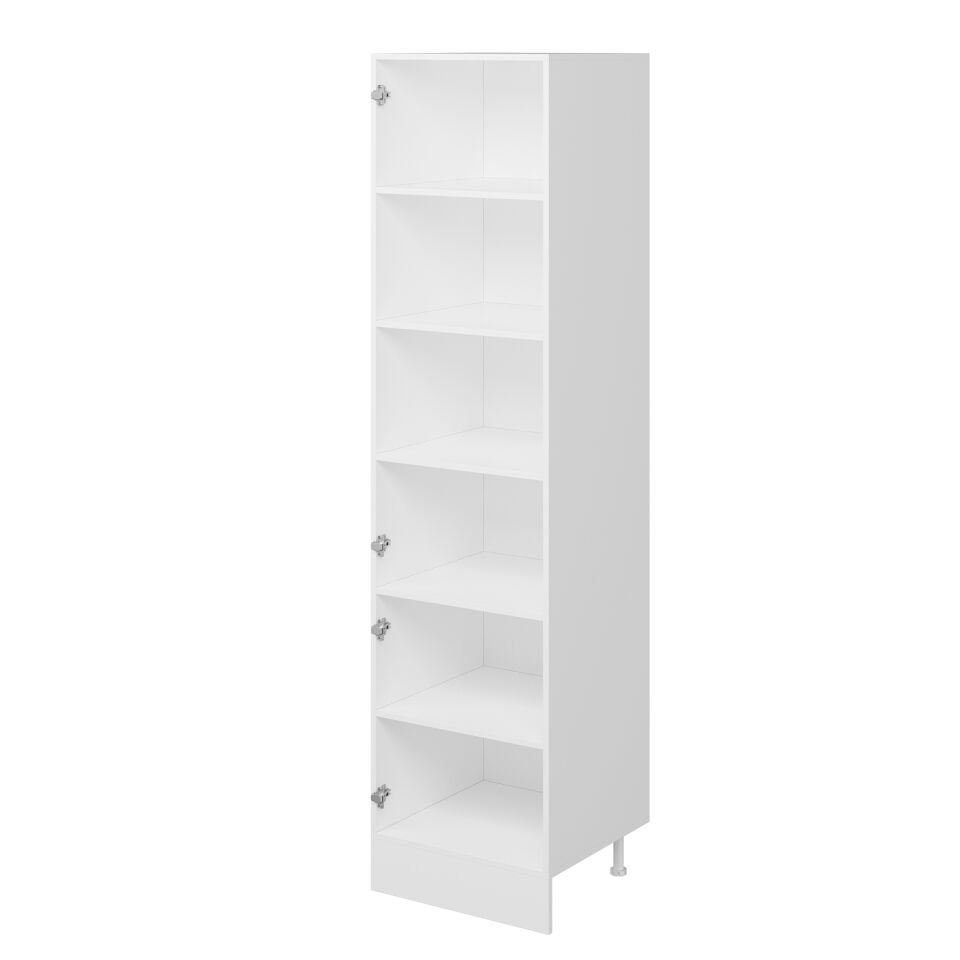 Alvinka Mutfak Modül Mbr_B 60-H240Cm Boy Dolabı Beyaz Beyaz Mdf