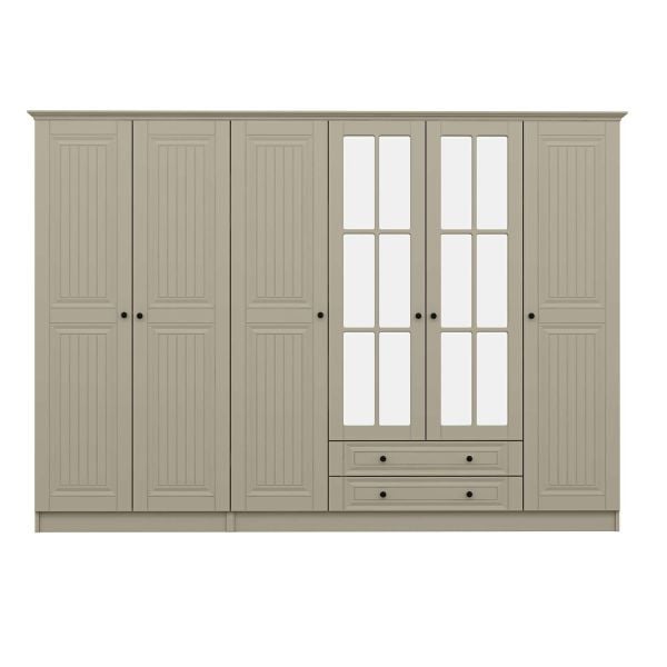 Kale 6 Kapaklı 2Ç Taçlı Dolap Kumtaşı Mebran İlkbahar Kumtaşı