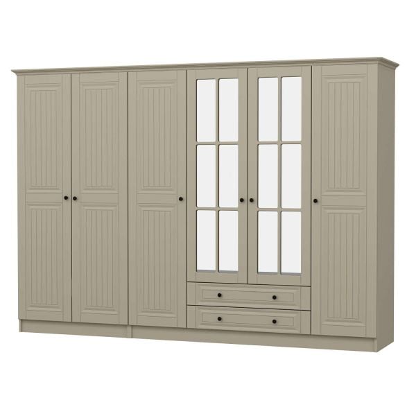 Kale 6 Kapaklı 2Ç Taçlı Dolap Kumtaşı Mebran İlkbahar Kumtaşı