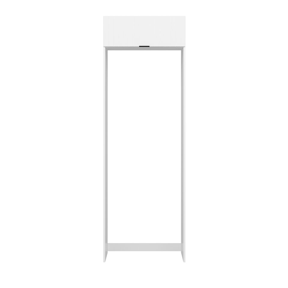 Alvinka Mutfak Modül Mbr_B 80-H240Cm Buz Dolabı Beyaz Beyaz Mdf