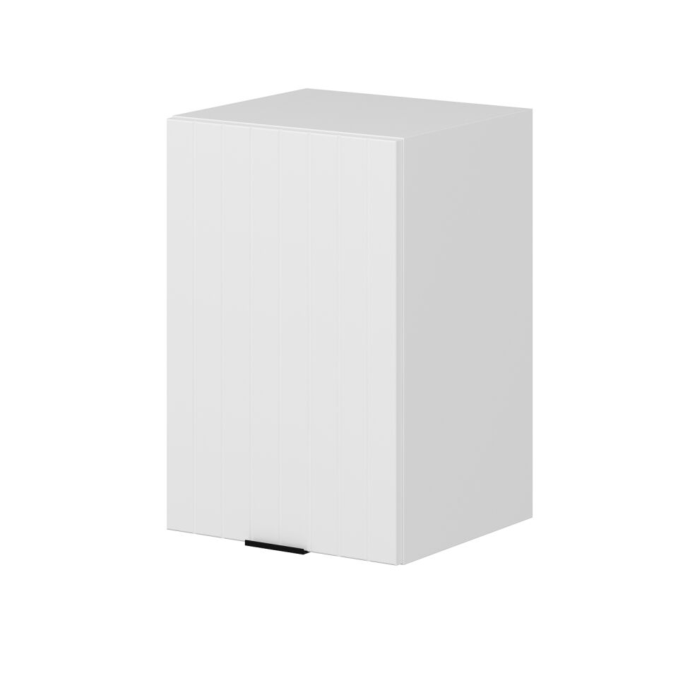 Alvinka Mutfak Modül Mbr_B Üst 1Dk1R 40-H60Cm Dolap Beyaz Beyaz Mdf