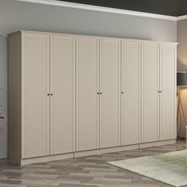 Kale 7 Kapaklı 2Ç Taçlı Dolap Kumtaşı Mebran Panjur Kumtaşı