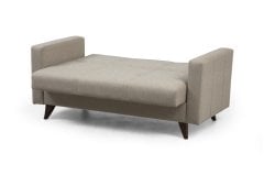 Polya İkili Koltuk Bej