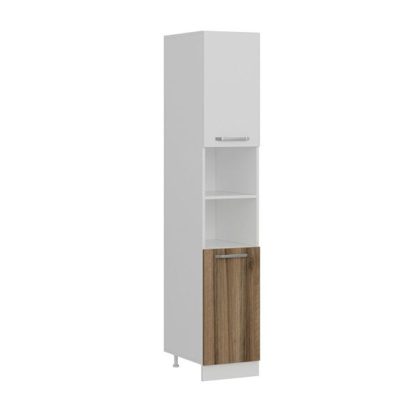 Minar 40 Cm Mutfak Boy Dolabı - Beyaz/Dore D40-D2