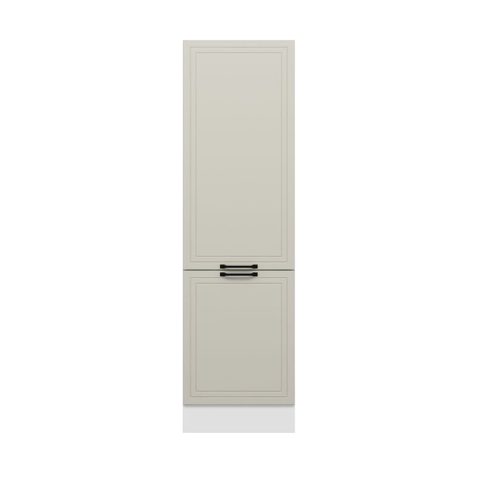 Alvinka Mutfak Modül Mbr_A 60-H210Cm Boy Dolabı Beyaz Kumtaşı