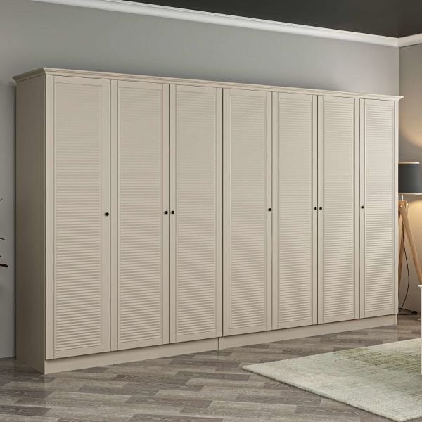 Kale 7 Kapaklı 4Ç Taçlı Dolap Kumtaşı Mebran Panjur Kumtaşı