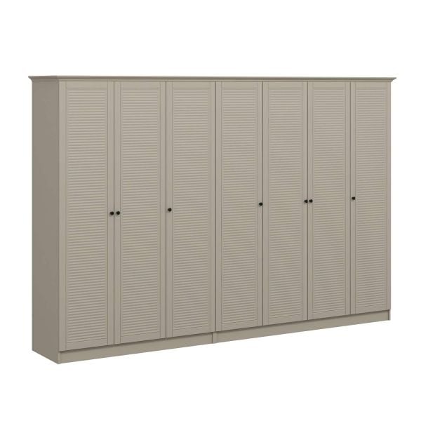 Kale 7 Kapaklı 4Ç Taçlı Dolap Kumtaşı Mebran Panjur Kumtaşı