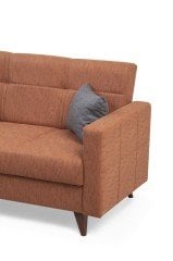 Polya İkili Koltuk Kiremit