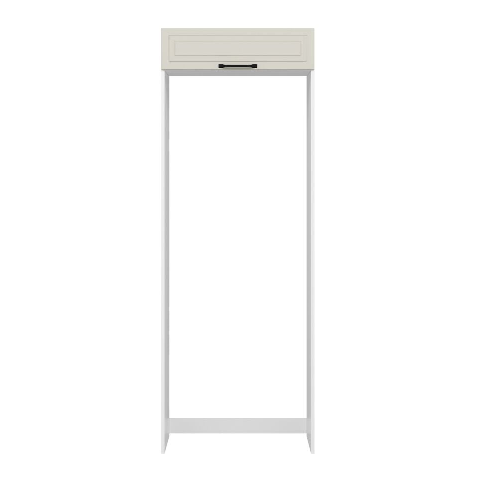 Alvinka Mutfak Modül Mbr_A 80-H222Cm Buz Dolabı Beyaz Kumtaşı