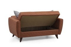 Zaden İkili Koltuk Kiremit