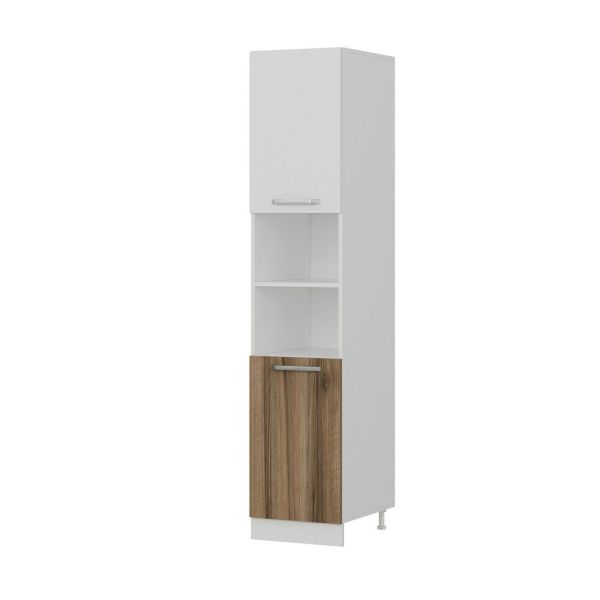 Minar 45 Cm Mutfak Boy Dolabı - Beyaz/Dore D45-D2