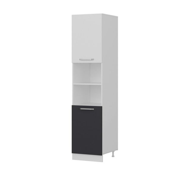 Minar 50 Cm Mutfak Boy Dolabı - Beyaz/Antrasit D50-A2