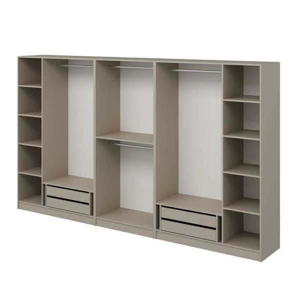 Kale 8 Kapaklı 4Ç Taçlı Dolap Kumtaşı Mebran Panjur Kumtaşı