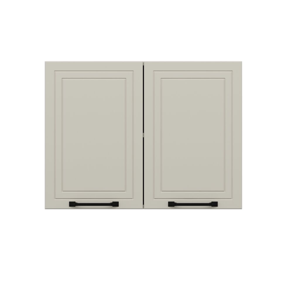 Alvinka Mutfak Modül Mbr_A Üst 2Dk1R 80-H60Cm Dolap Beyaz Kumtaşı