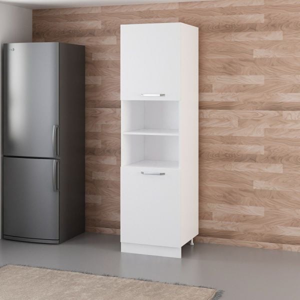 Minar 60 Cm Mutfak Boy Dolabı - Beyaz D60-B2