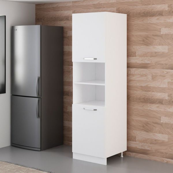 Minar 60 Cm Mutfak Boy Dolabı - Beyaz D60-B2