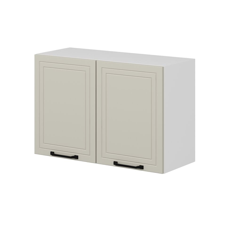 Alvinka Mutfak Modül Mbr_A Üst 2Dk1R 90-H60Cm Dolap Beyaz Kumtaşı