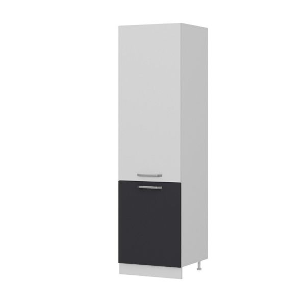 Minar 60 Cm Mutfak Boy Dolabı - Beyaz/Antrasit D60-A1