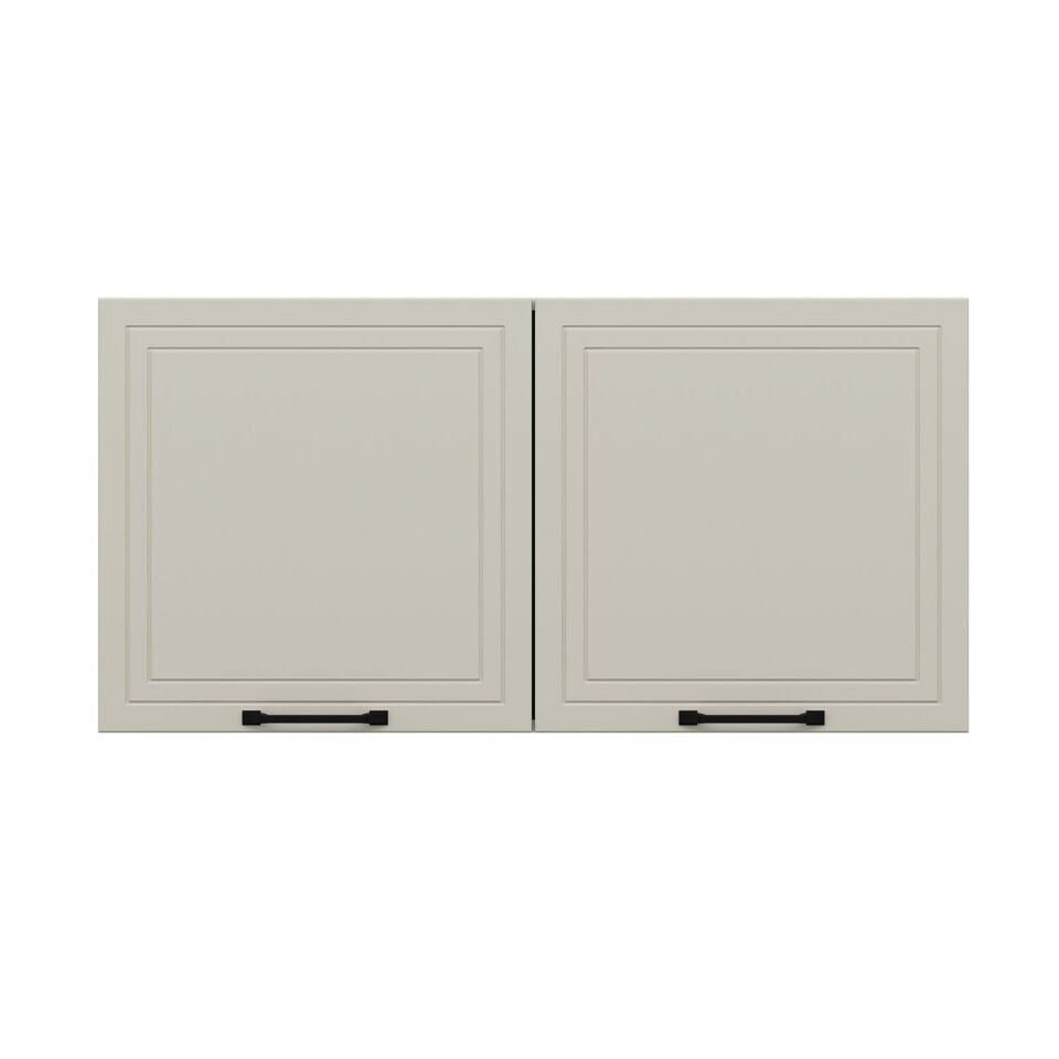 Alvinka Mutfak Modül Mbr_A Üst 2Dk1R 120-H60Cm Dolap Beyaz Kumtaşı