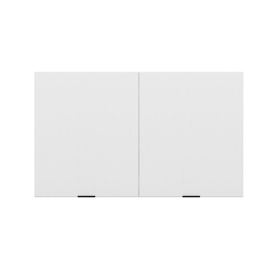 Alvinka Mutfak Modül Mbr_B Üst 2Dk1R 120-H72Cm Dolap Beyaz Beyaz Mdf