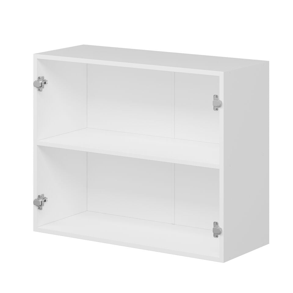 Alvinka Mutfak Modül Mbr_A Üst 2Dk1R 90-H72Cm Dolap Beyaz Kumtaşı