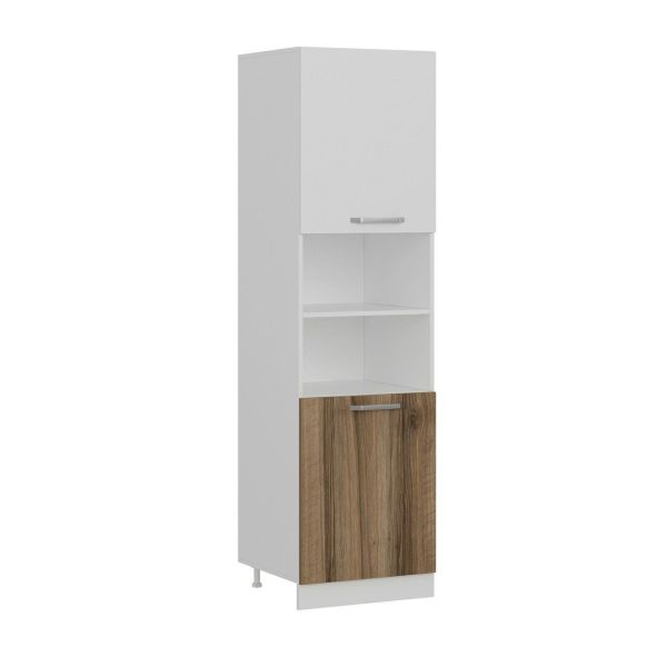 Minar 60 Cm Mutfak Boy Dolabı - Beyaz/Dore D60-D2
