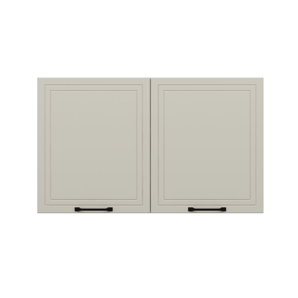 Alvinka Mutfak Modül Mbr_A Üst 2Dk1R 120-H72Cm Dolap Beyaz Kumtaşı