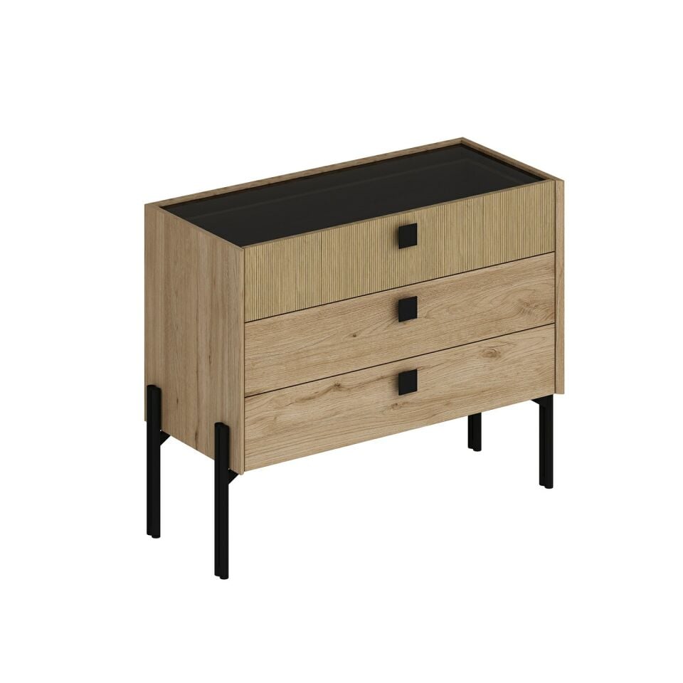 Maren Aynalı Şifonyer Derin Sepet Gölge Yunus