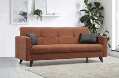 Polya Üçlü Koltuk Kiremit