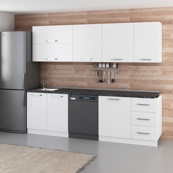 Minar 255 Cm Mutfak Dolabı Beyaz 255-B10