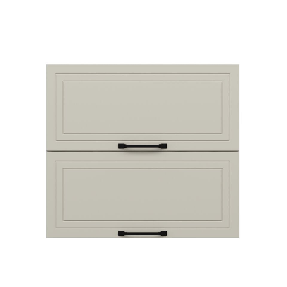 Alvinka Mutfak Modül Mbr_A Üst 2Yk1R 80-H72Cm Dolap Beyaz Kumtaşı