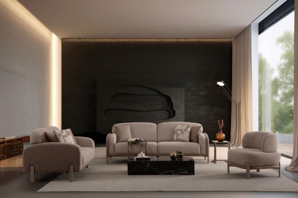 Valento 3+2+1 Koltuk Takımı (FINS 03 - URAS03) (BONSJ19 Ayak)