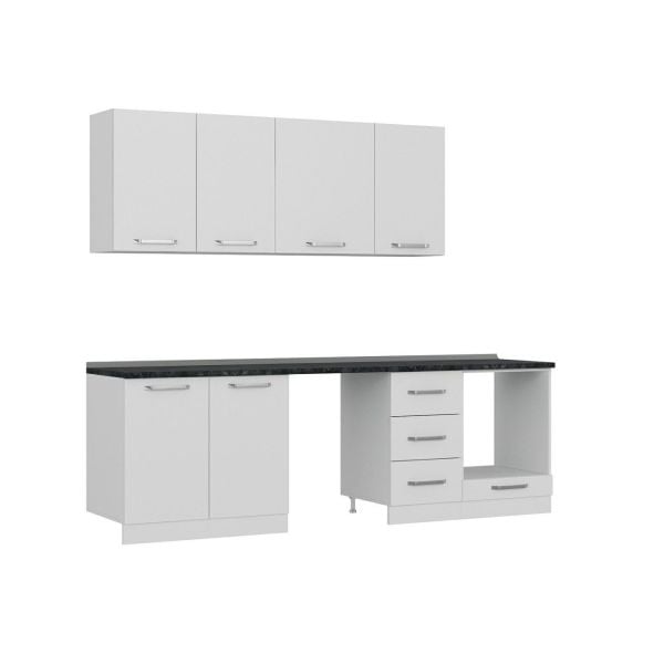 Minar 255 Cm Mutfak Dolabı Beyaz 255-B11