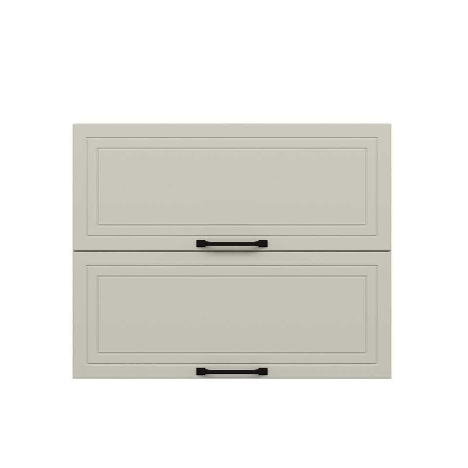 Alvinka Mutfak Modül Mbr_A Üst 2Yk1R 90-H72Cm Dolap Beyaz Kumtaşı