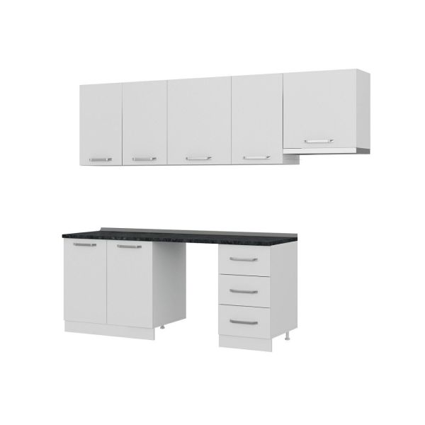 Minar 255 Cm Mutfak Dolabı Beyaz 255-B12