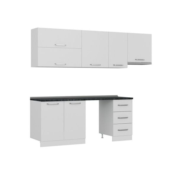 Minar 255 Cm Mutfak Dolabı Beyaz 255-B15