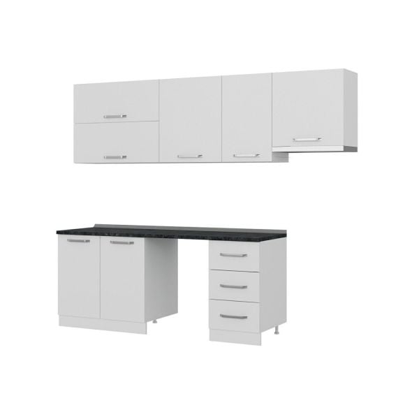 Minar 255 Cm Mutfak Dolabı Beyaz 255-B15