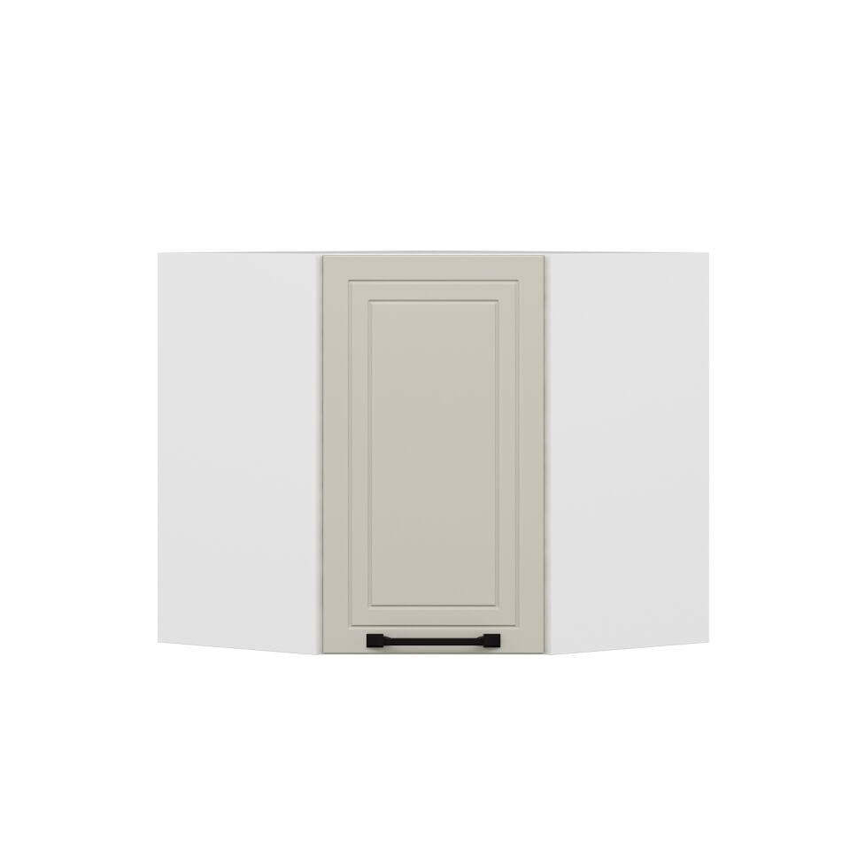 Alvinka Mutfak Modül Mbr_A Üst 1Dk1R 60-H60Cm Köşe Dolap Beyaz Kumtaşı