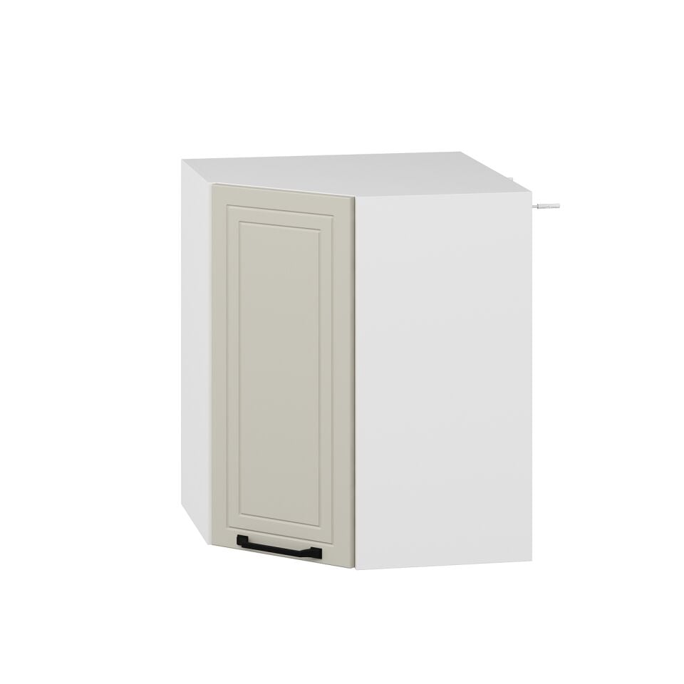 Alvinka Mutfak Modül Mbr_A Üst 1Dk1R 60-H72Cm Köşe Dolap Beyaz Kumtaşı